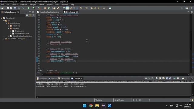♨️ 10 - CURSO DE JAVA DESDE CERO ? Variables literales смотреть онлайн