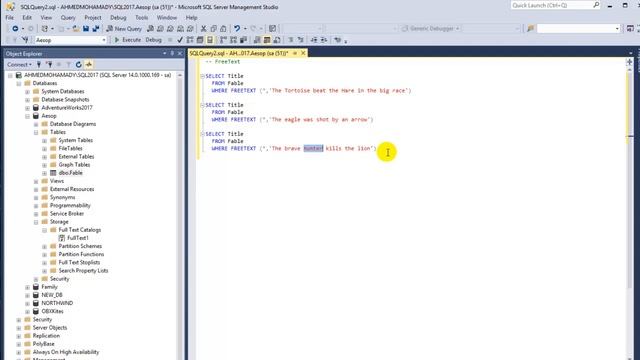 34 البحث بإستخدام الكلمات الغامضة و العشوائية Using Fuzzy Searches In SQL Server смотреть онлайн