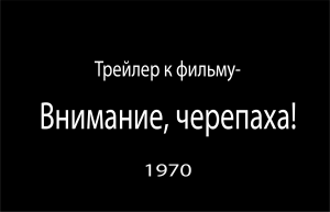 Трейлер к фильму - Внимание, черепаха! #трейлерыотечественногокино