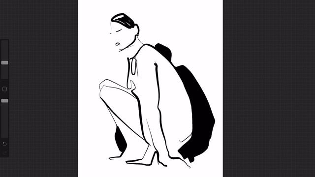 Рисую фэшн иллюстрации IvkaStudio на iPad Pro в Procreate смотреть онлайн