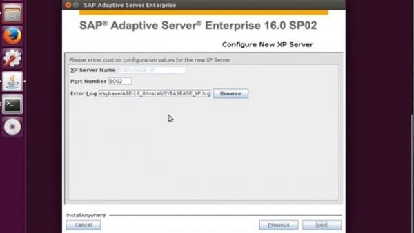 Installing SAP ASE on Ubuntu Linux with GUI