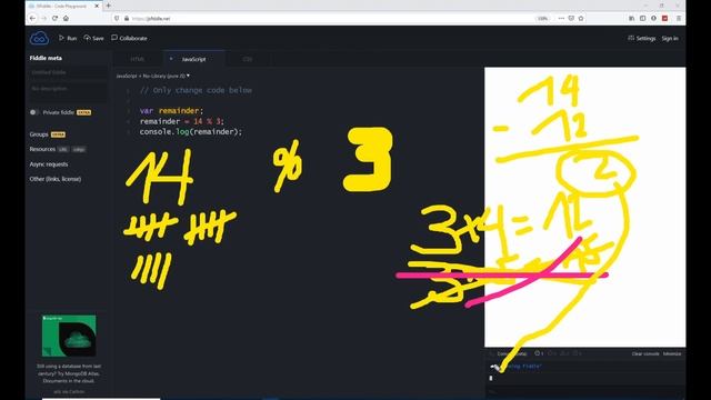 2020 Javascript Full Tutorial Part #12 - Finding a Remainder in JS смотреть онлайн