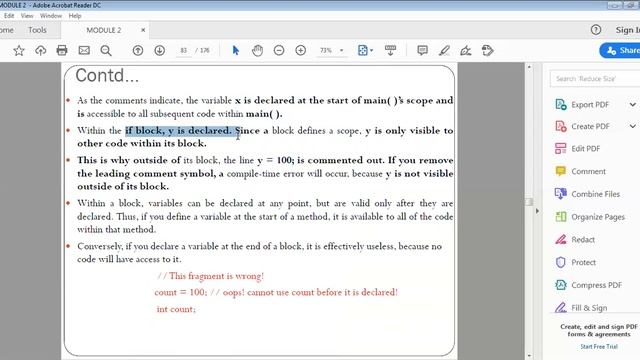 Java Module 2@Chapter 3:Data Types,Variables and Arrays смотреть онлайн
