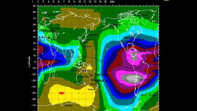 Global Ionospheric foF2 Map March 28 ~ April 03, 2013 смотреть онлайн