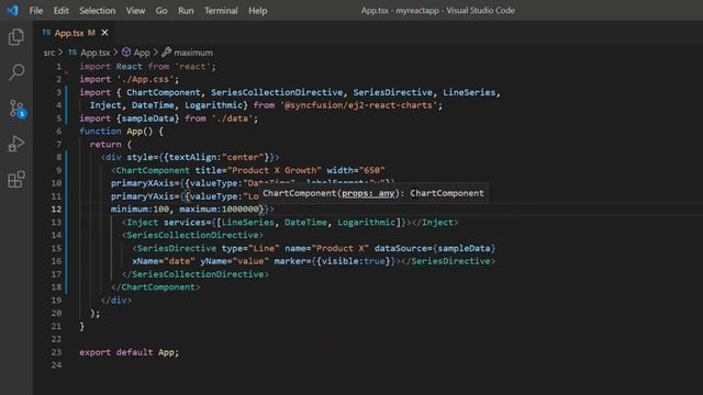 How to Customize the Logarithmic Axis in React Charts смотреть онлайн