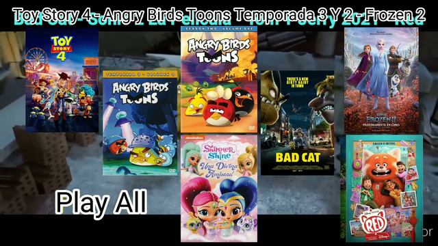 Toy Story 4 - Angry Birds Toons Temporada 3 Y 2 - Frozen 2 7 En 1 DVD Menu Pirata смотреть онлайн