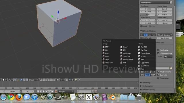 How to Export Animations as Video Files in Blender 2.5 смотреть онлайн