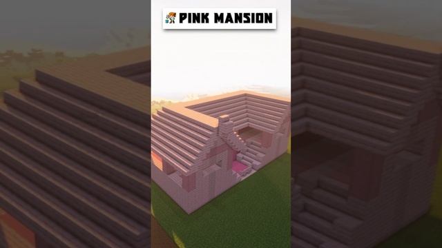 Minecraft 1.20 Pink Mansion #minecraft #shorts #pink смотреть онлайн