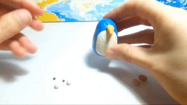 Лепка из легкого пластилина Hey Clay/Видео лепка залипаки птицы/ Пингвин penguin смотреть онлайн