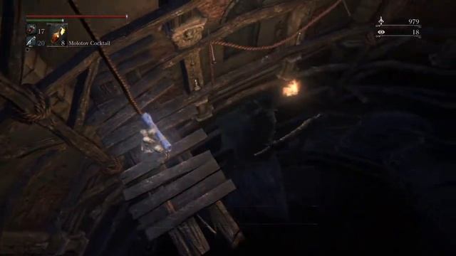 Bloodborne ► How to jump safely to Abandoned Old Workshop смотреть онлайн