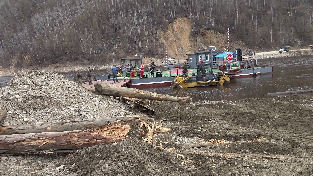 Установка переправы через Гилюй. Крепким словом да добрым делом :)) смотреть онлайн