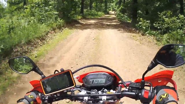Honda CRF250L Madison County WMA Trails Part 3 смотреть онлайн