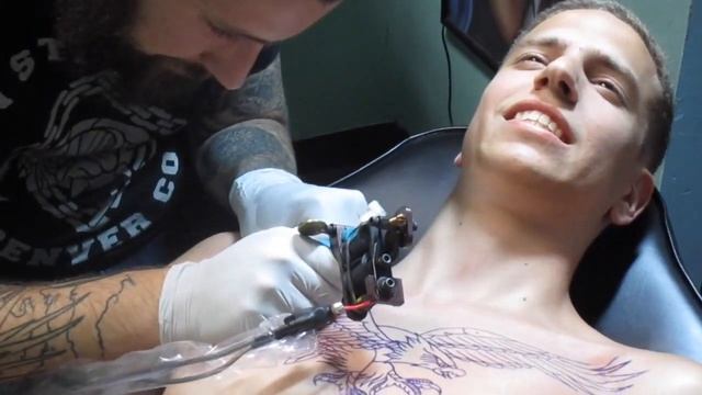 Chest Tattoo!!! смотреть онлайн