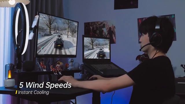 Đế Giữ Tích Hợp Quạt Tản Nhiệt Cho IPad/ Laptop Baseus ThermoCool Heat-Dissipating Laptop Stand смотреть онлайн