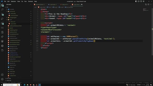 9. Parse the XML Data in JavaScript using DOM Parser and extract data from XML File - AJAX смотреть онлайн
