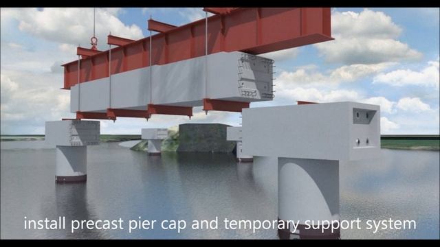 U.S. 52 Sabula Overflow Bridge: Precast Pier Cap Option смотреть онлайн