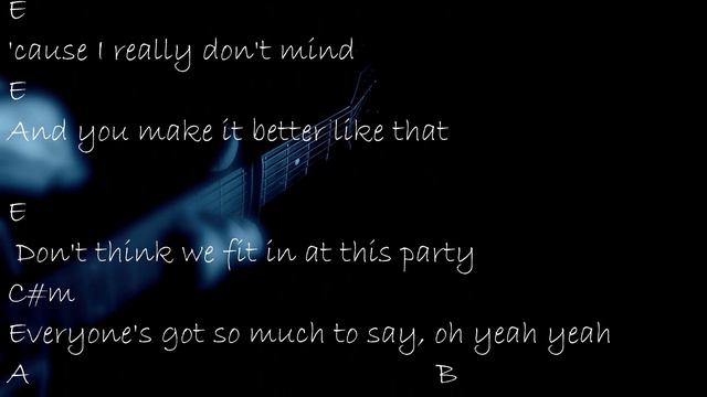I Don't Care Chords смотреть онлайн