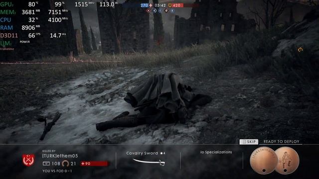 Battlefield 1 on RTX 3070 Mobile (Ryzen 7 5800H) on ASUS ROG Strix G15 2021 Test смотреть онлайн