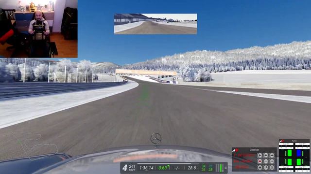 Assetto Corsa Mercedes-Benz CLK GTR Redbull Ring Snow смотреть онлайн