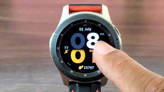 Galaxy Watch 3/Galaxy Watch Active 2 Digital Fitness Watch Face смотреть онлайн
