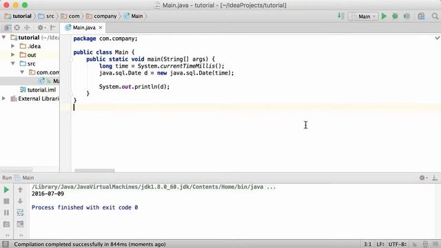 60.Java Tutorial - #60 - java.sql.Date смотреть онлайн