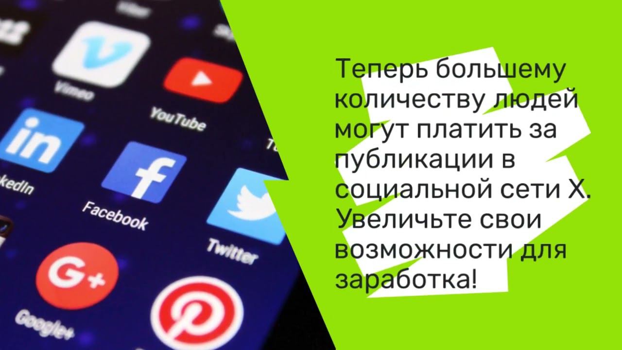 X, бывшая Twitter, снижает порог для выплат блогерам