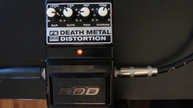 DOD FX 86B Death Metal Distortion PEDAL смотреть онлайн