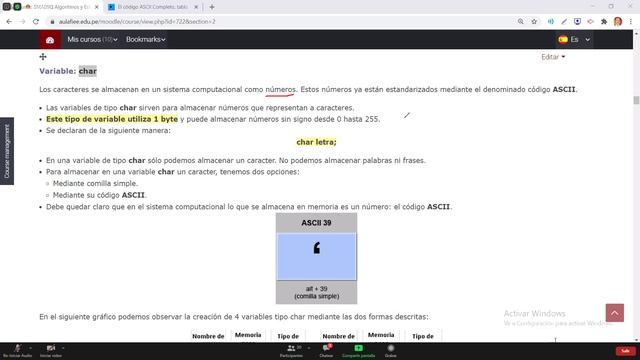 variable bool,variable char,explicación ejemplos. смотреть онлайн