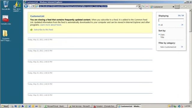 NAV 2013 Beta - OData Introduction смотреть онлайн