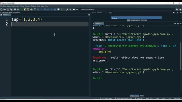 Tuple in Python | List vs Tuple | Python Full Course | Part-18 | Hindi смотреть онлайн