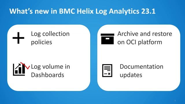 What's new in BMC Helix Log Analytics 23.1 смотреть онлайн