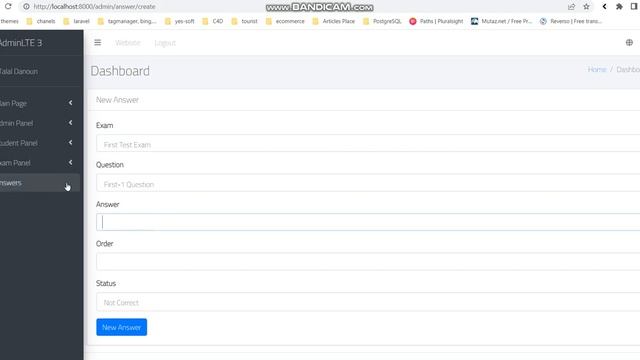 Laravel Quiz Application смотреть онлайн