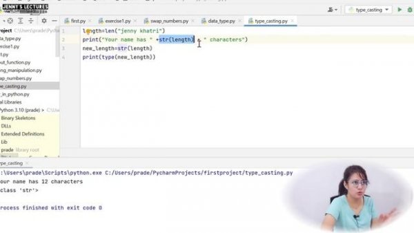 P_12 Type Checking, Type Error and Type Conversion | Type Casting in Python