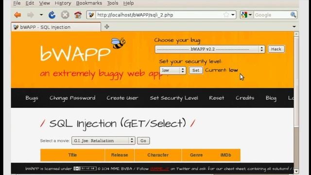 Exploit Demonstration - SQL injection(SQLi)/(GET/Select) смотреть онлайн
