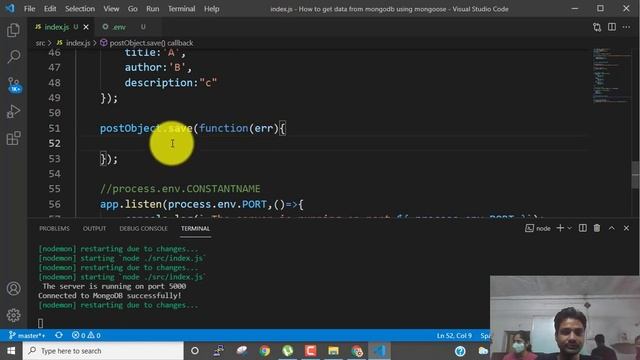 How to get data from mongodb using mongoose [13] смотреть онлайн