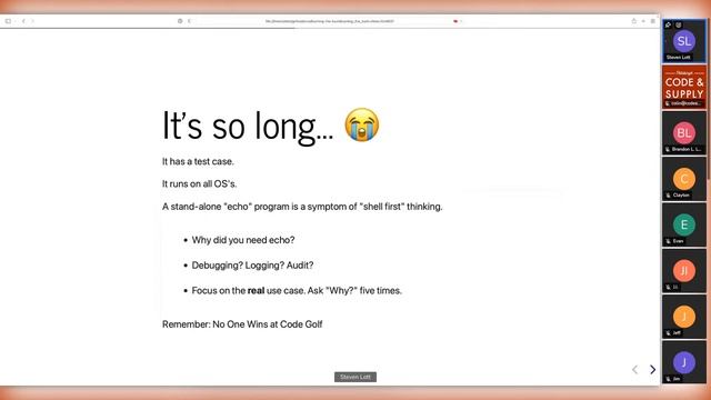 Bashing the bash: Why the shell is awful & what you can do about it смотреть онлайн