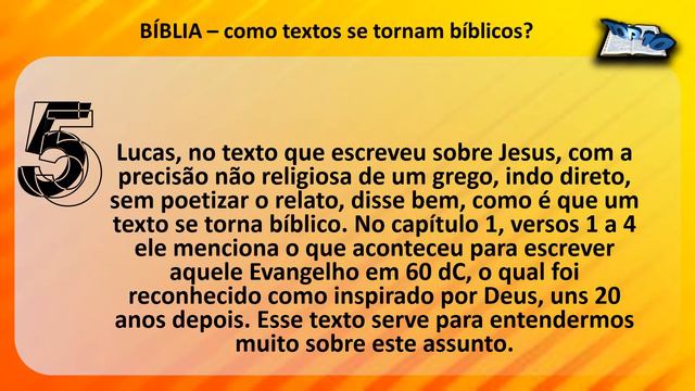 M0041 BÍBLIA – como textos se tornam bíblicos? смотреть онлайн