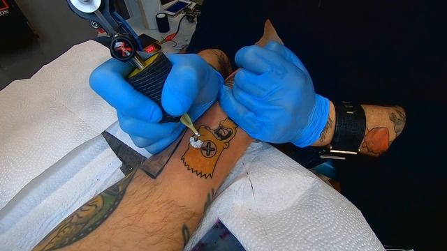 Bart Simpson Tattoo // Time Lapse смотреть онлайн