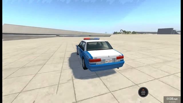 Crash Test -  Ibishu Pessima South Korean Police\\ BeamNG.drive