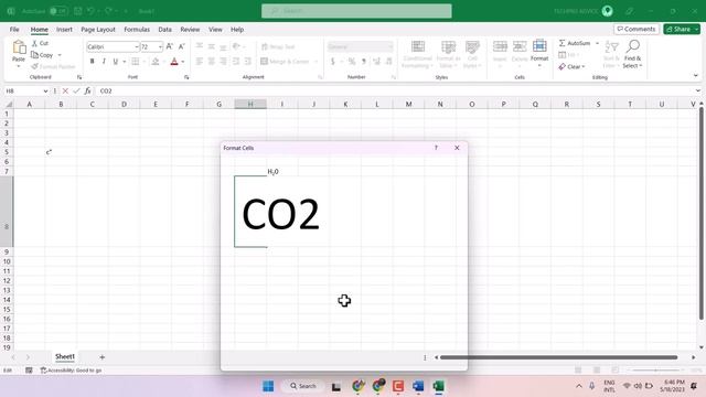 How to type co2 In Excel [MS Excel 2023] смотреть онлайн