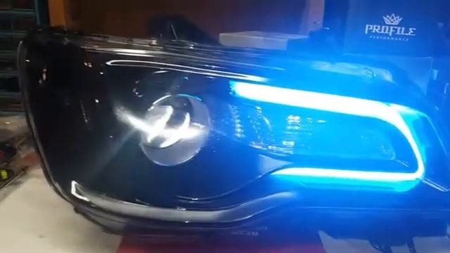 Chrysler 300 custom retrofit headlights LED switch back смотреть онлайн
