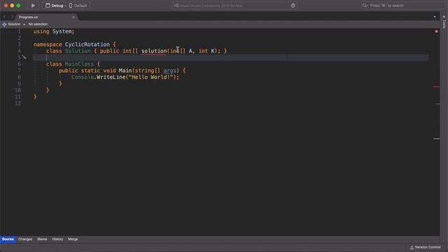 C# Tutorial - Solving the Cyclic Rotation Codility Developer Lesson using C# смотреть онлайн