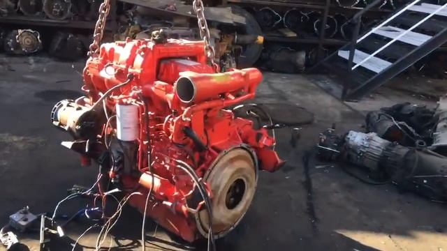 Запуск двигателя на DL 08 на Daewoo Doosan с замерами давления масла смотреть онлайн