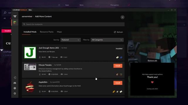 How To Create A Custom Modpack Server Using CurseForge (Overwolf)
