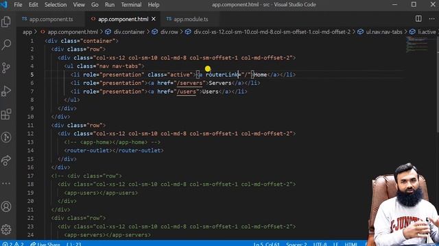 Angular Routing - Navigate with router link || Angular Tutorial смотреть онлайн