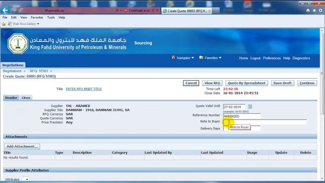 Quote Creaton by Supplier Oracle Sourcing смотреть онлайн