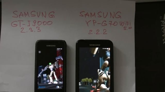 Samsung GALAXY S GT 9000 vs Samsung GALAXY S WI-FI 5.0(YP-G70) part 2.MTS смотреть онлайн