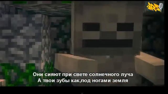 Эпичная рэп битва в майнкрафте!Скелет vs зомби. смотреть онлайн