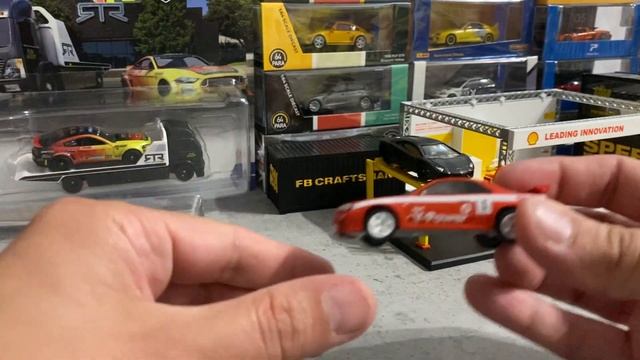 Unboxing 2001 Nissan Skyline GT-R Red Shell Oil 1:64 Greenlight смотреть онлайн