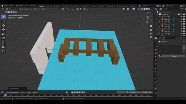 3Д МОДЕЛИРОВАНИЕ БЛЕНДЕР/BLENDER мостик смотреть онлайн